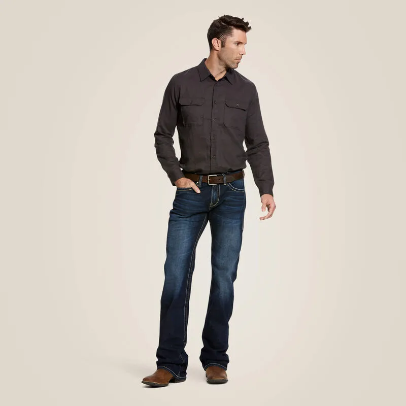 Ariat Mens M7 Rocker Stackable Straight Leg Stretch Low Rise Slim Fit Jeans Style 10026681