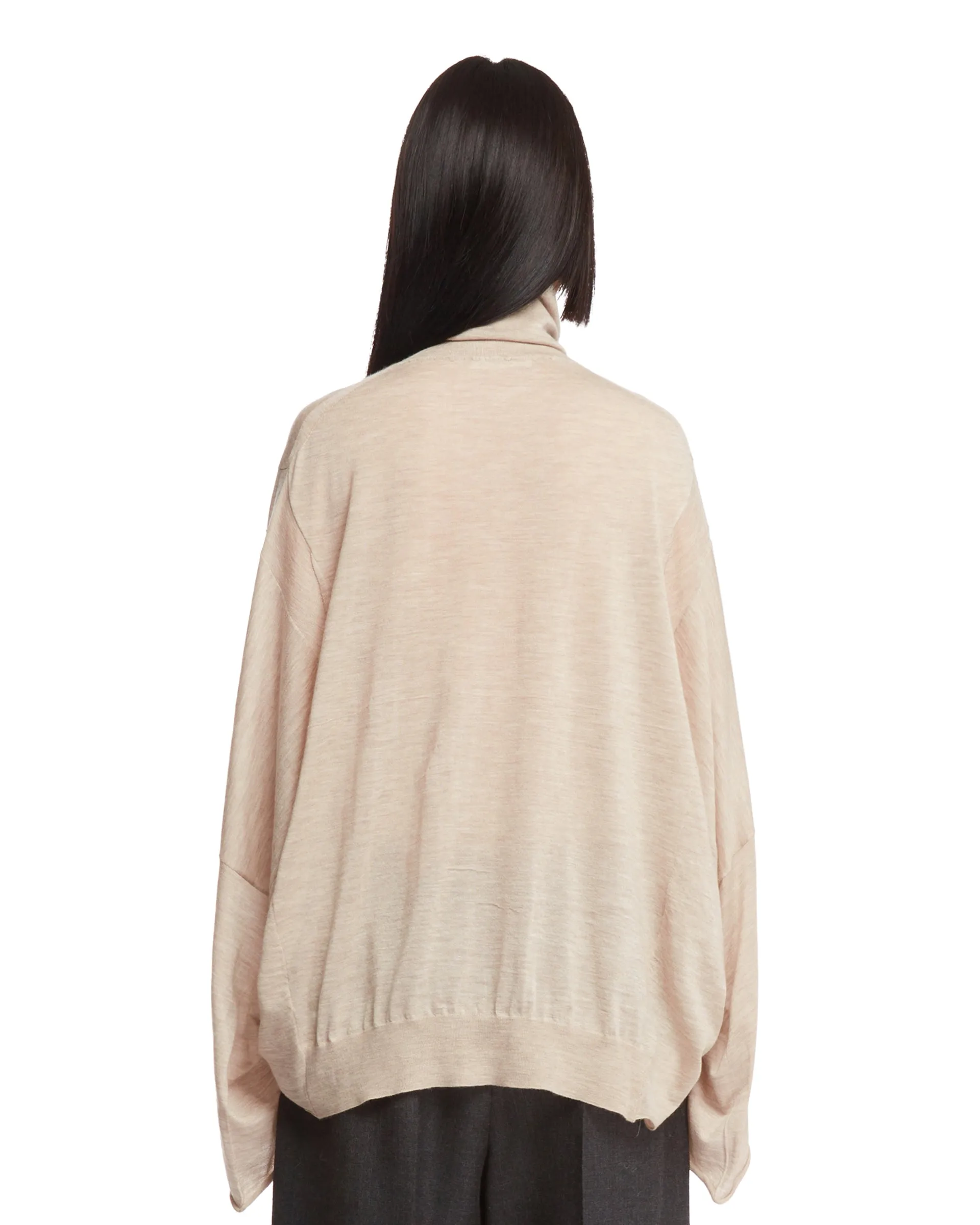 Beige Asymmetrical Top