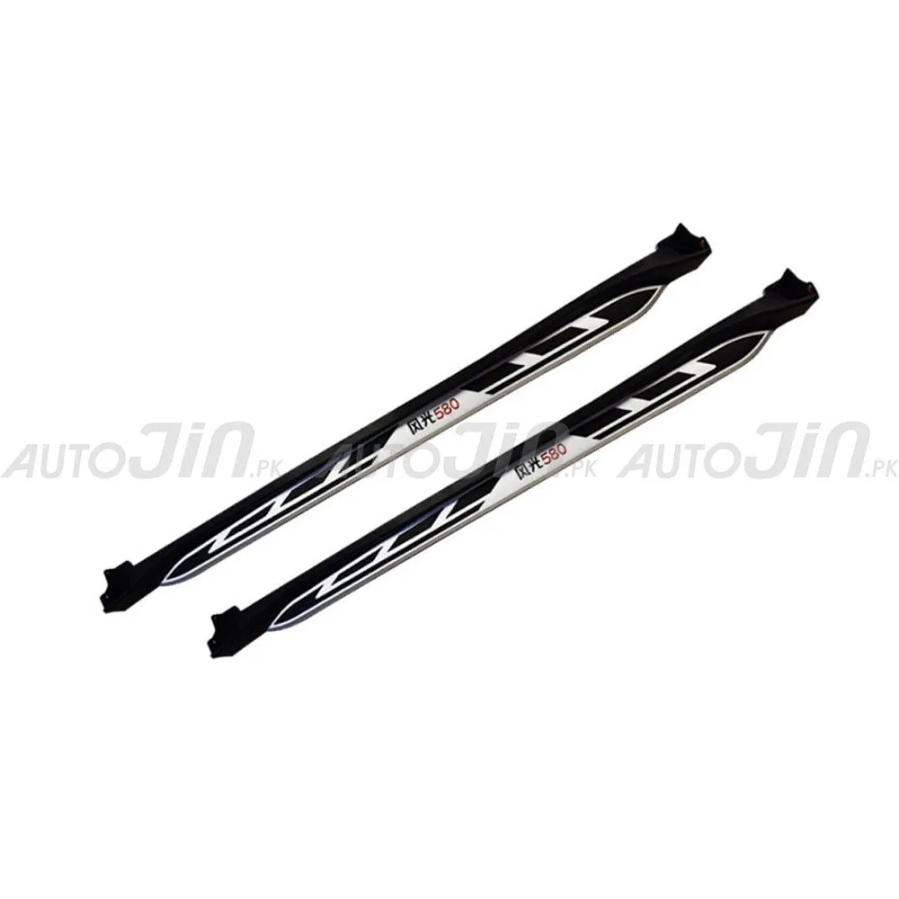 DFSK Glory 580 Pro Premium Side Steps - Running Boards - Chrome & Black