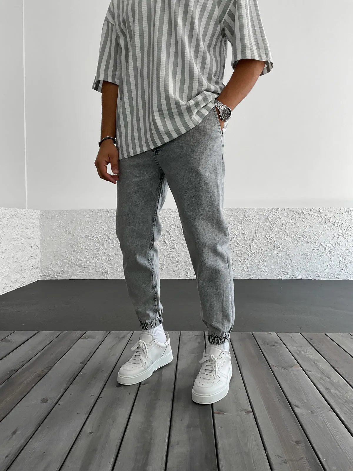 Gray Jogger Pant BB6841