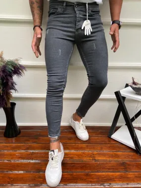 Gray Skinny Jeans BH13