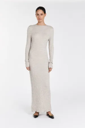 HENDRICK CHALK KNIT MAXI DRESS