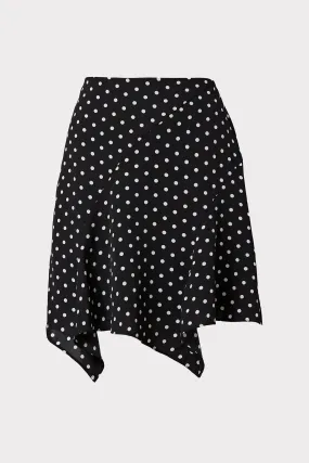 Laura Small Dot Print Skirt